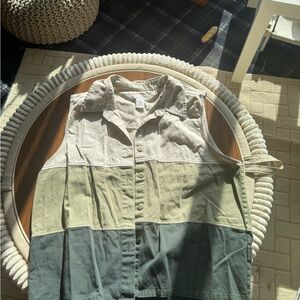 Men's Colorblock Sleeveless Jacket